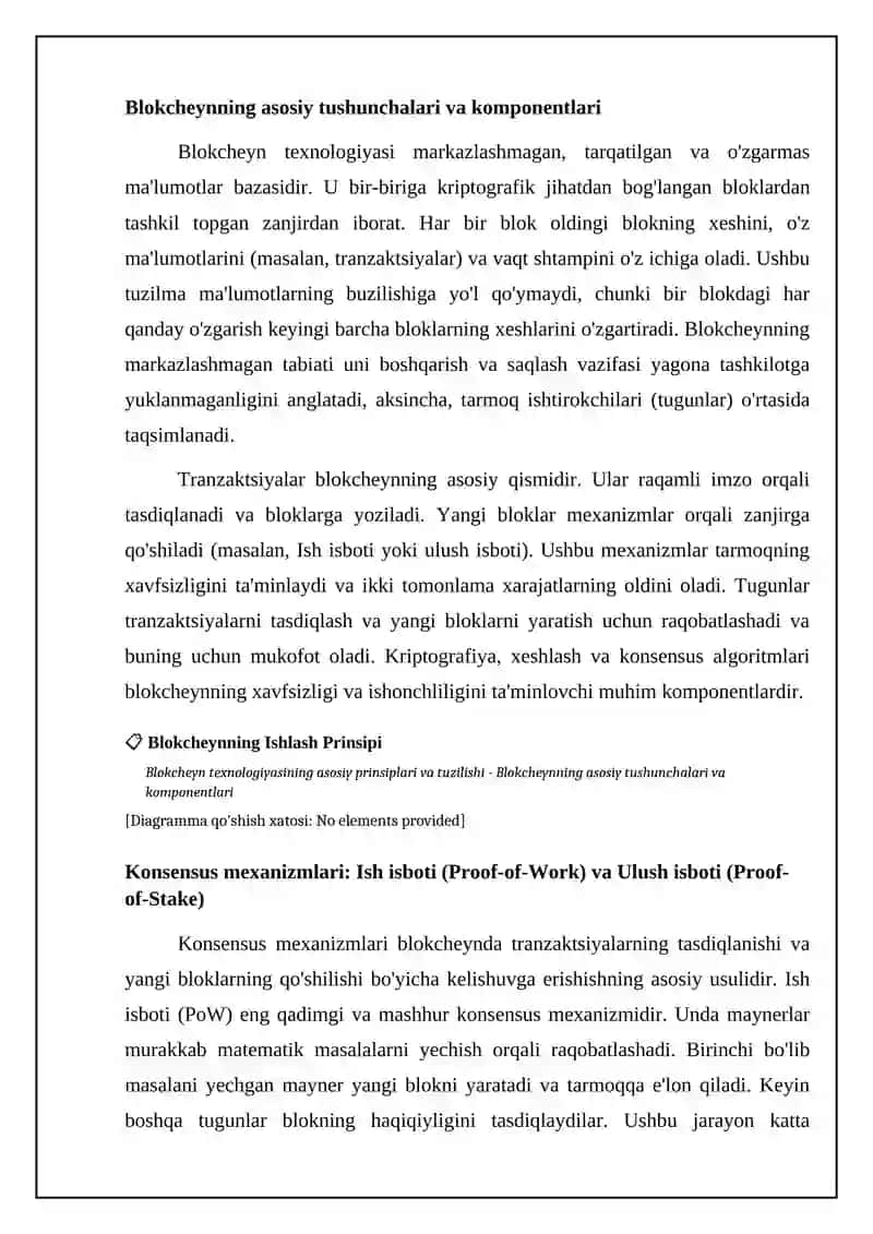 Mavzu: Blockcheyn ishlash tamoyili 4