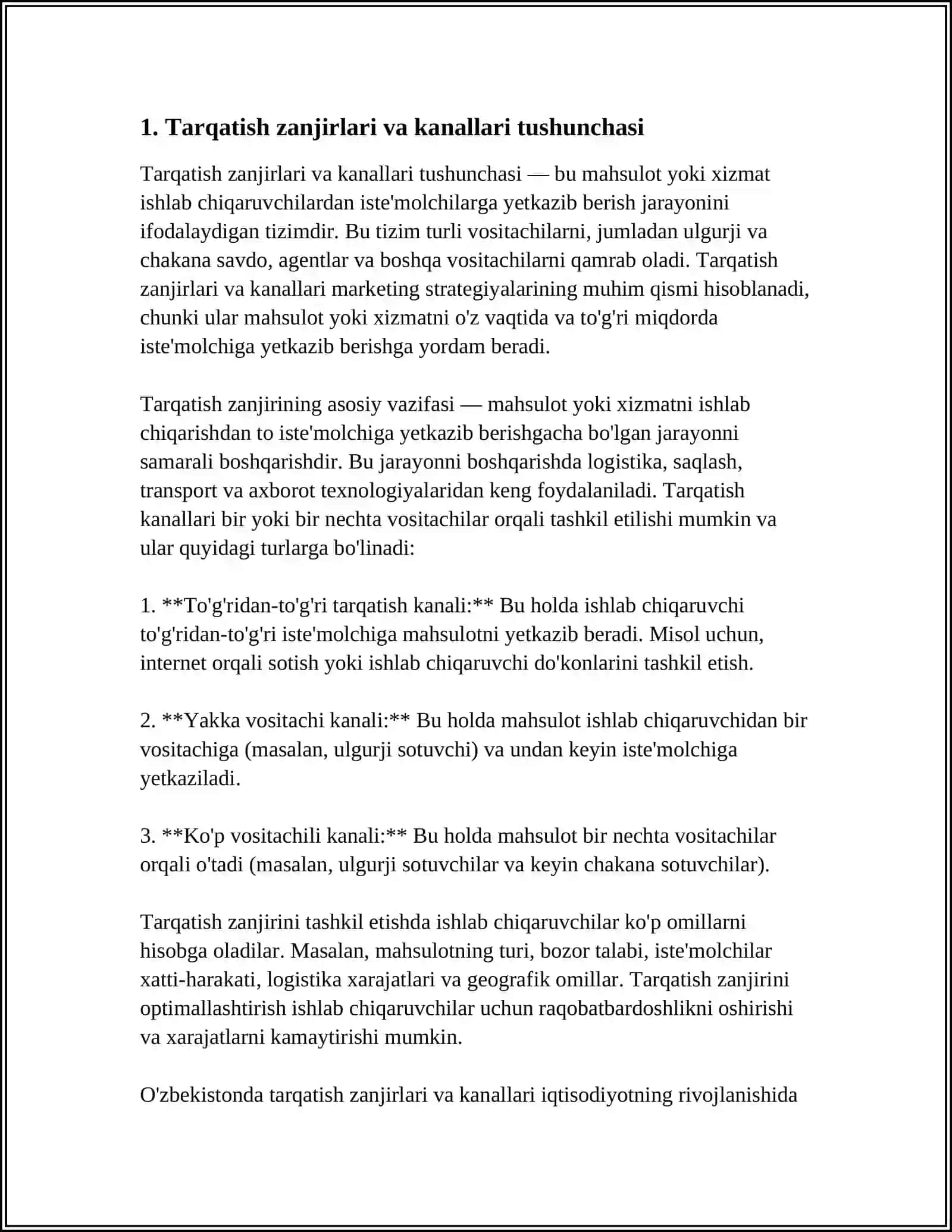 TARQATISH ZANJIRLARI KANALLARI VA TIZIMLARINING XUSUSIYATLARI 4