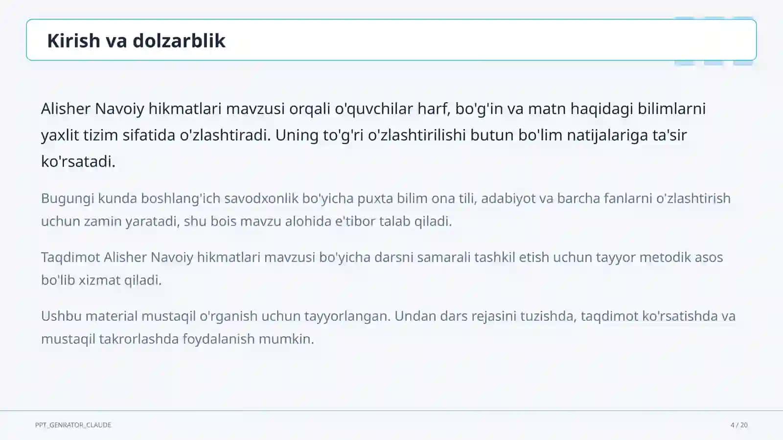 Alisher Navoiy hikmatlari (3-sinf) 4