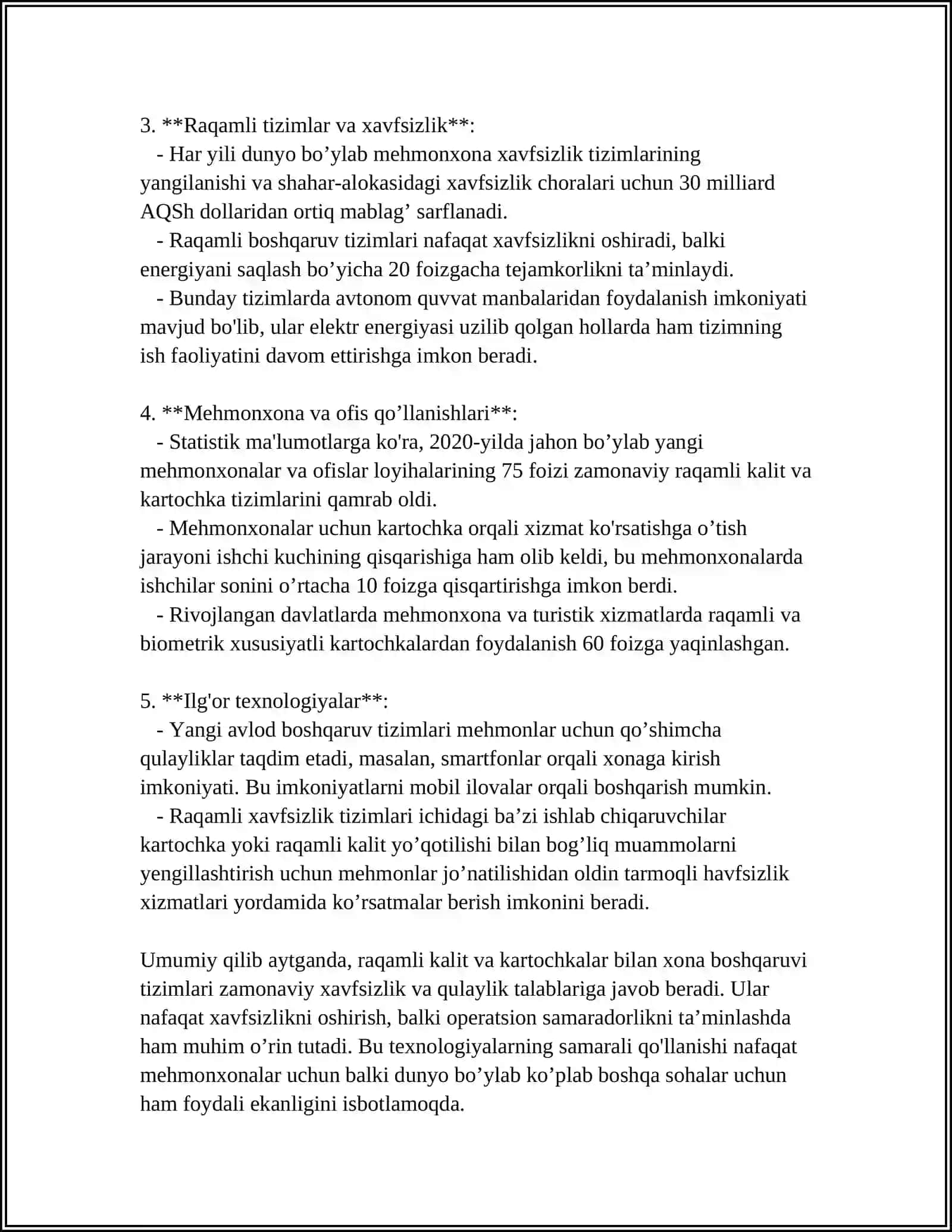 MEHMONXONA BIZNESIDA TEXNOLOGIK INNOVATSIYALAR 4