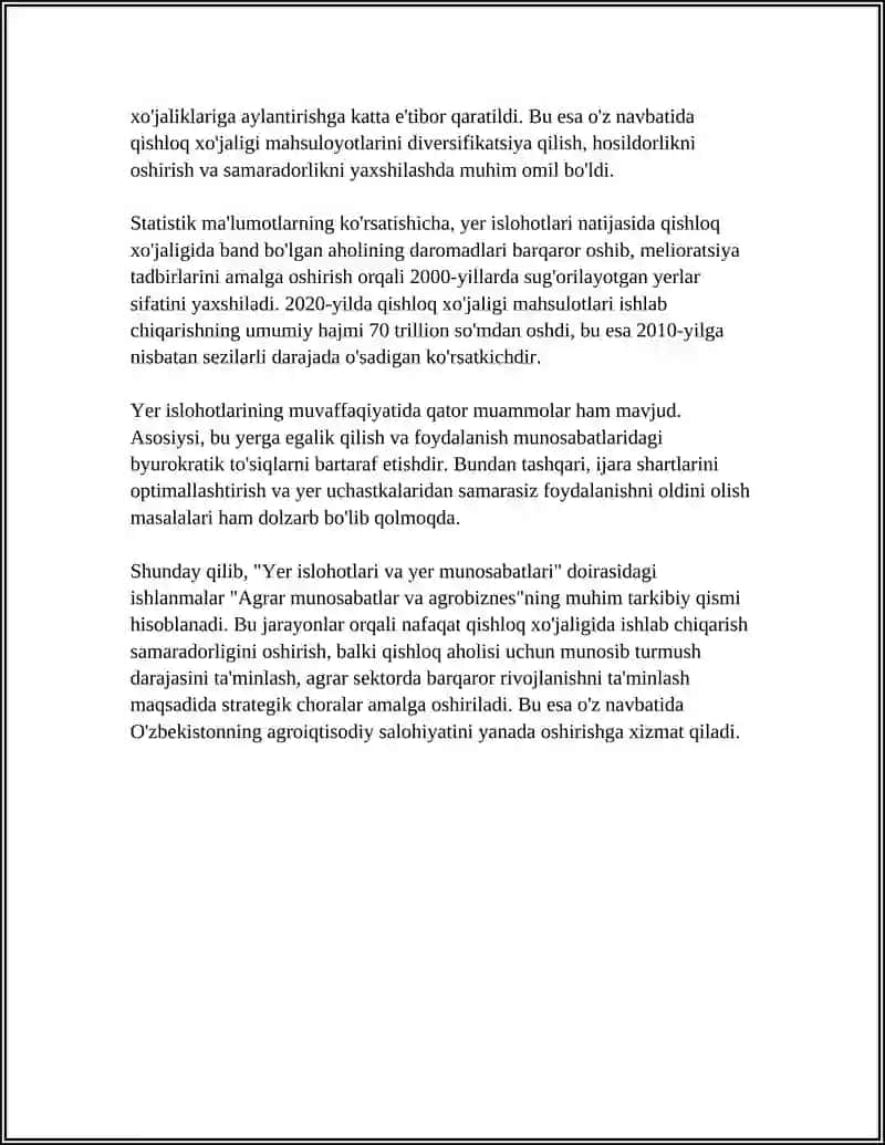 AGRAR MUNOSABATLAR VA AGROBIZNES 4
