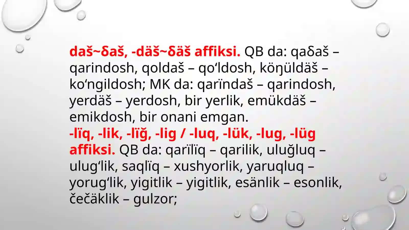 Qadimgi turkiy tilda otlar va sifatlarning yasalishi 4