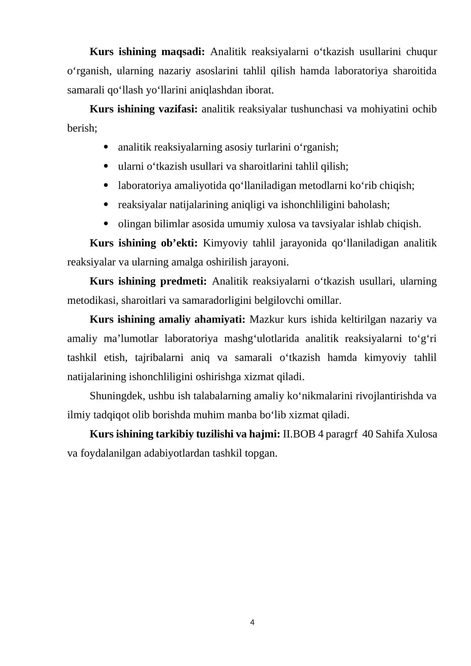 ANALITIK REKASIYALARNING O‘TKAZISH USULLARI 2 4