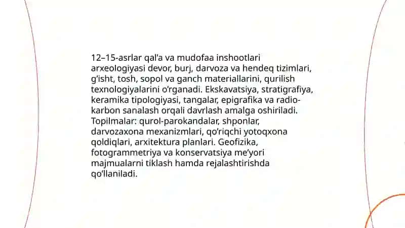 O'rta asrlar arxelogiyasi 4