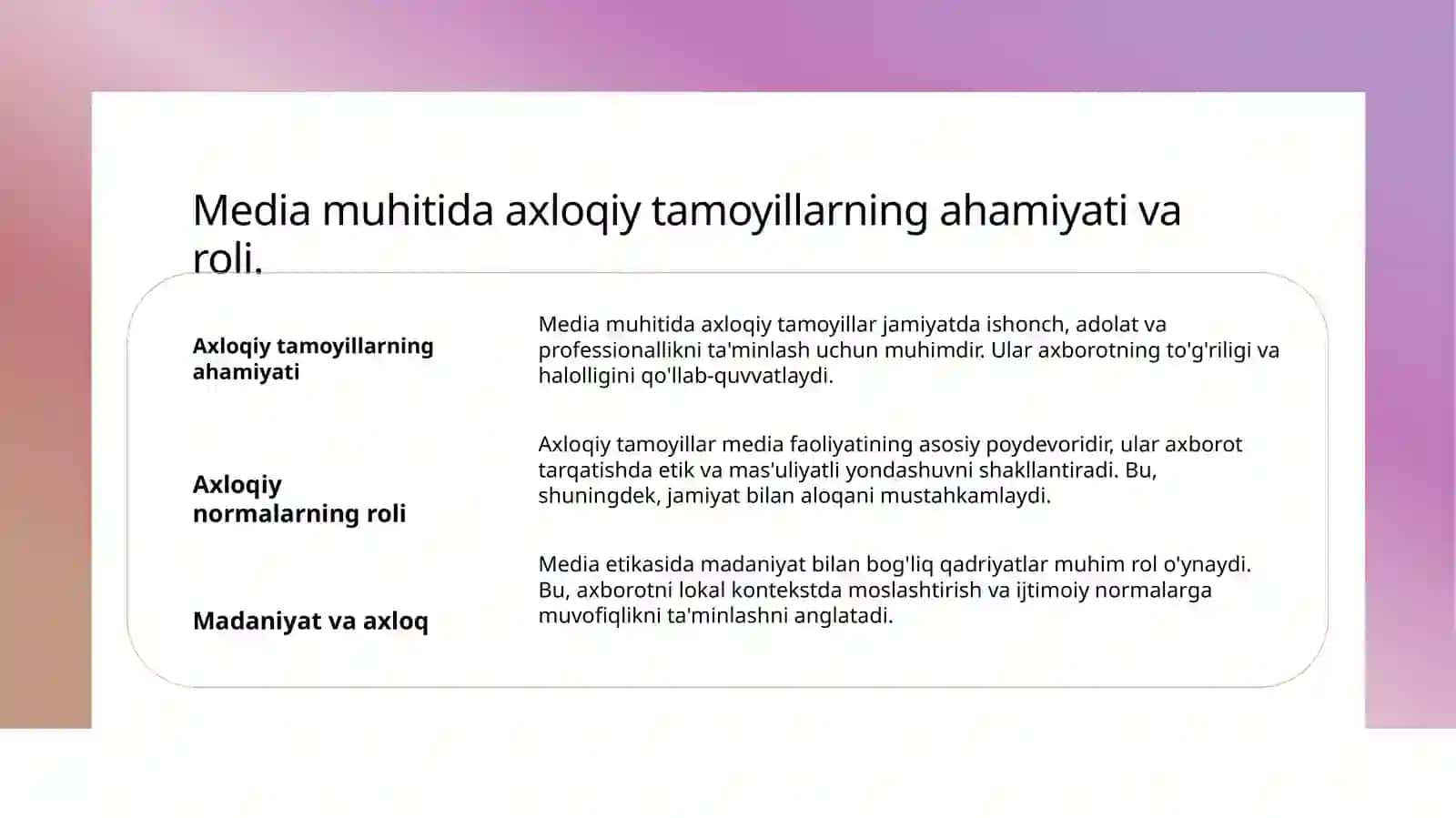 Media muhitda axloqiy tamoyillar 4