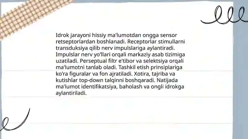 Psixologiya:Idrok 4