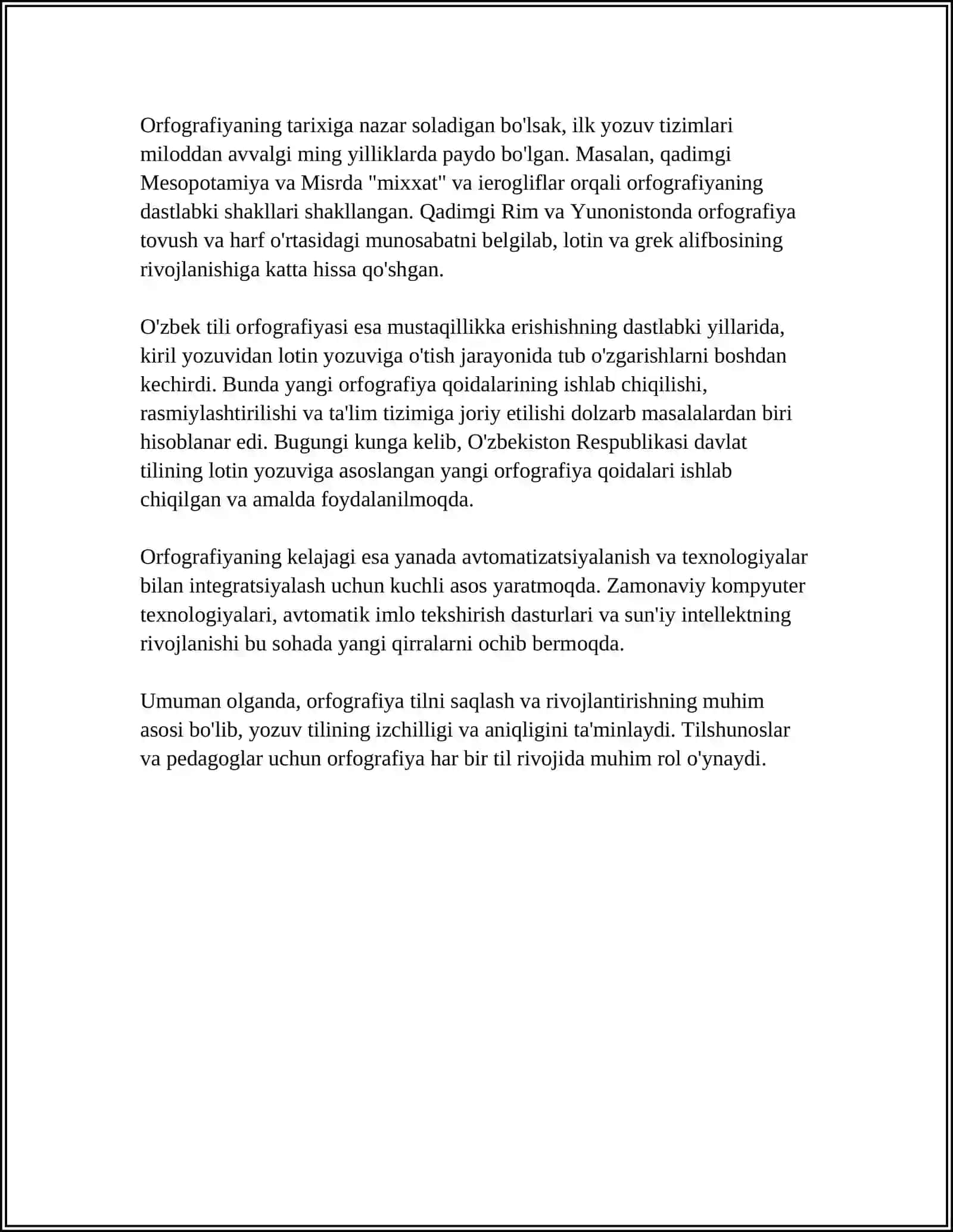 ORFOGRAFIYA MAVZUSIGA OID ILMIY MAQOLA TAYYORLASH 4