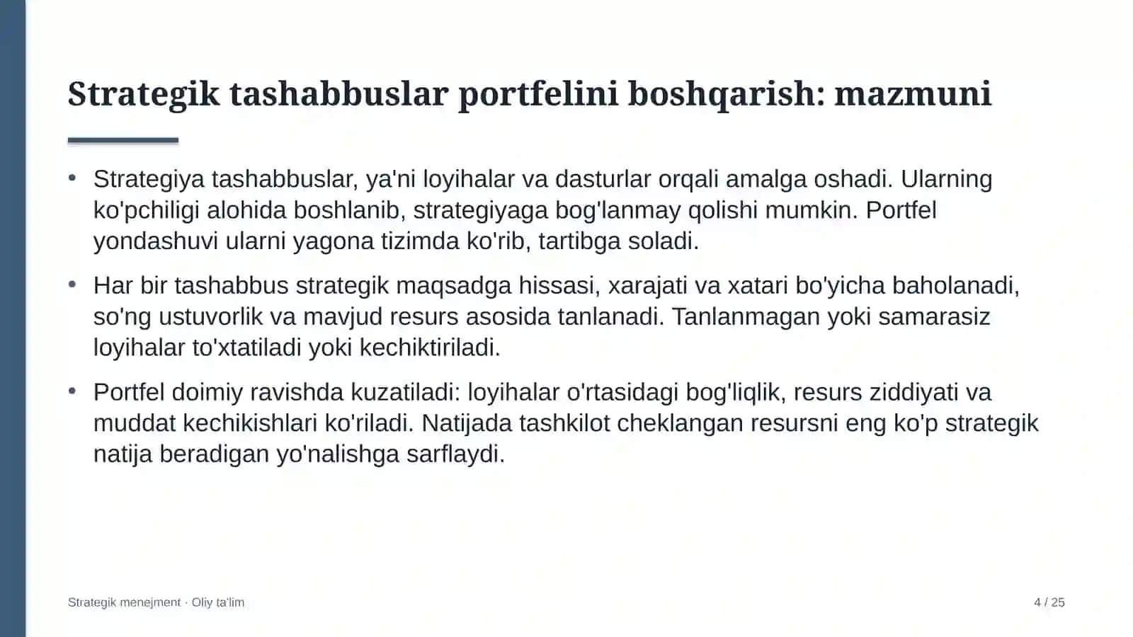 eshik rom ishlab chiqarish korxonalarida strategik tashabbuslar portfelini boshqarish 2970 4