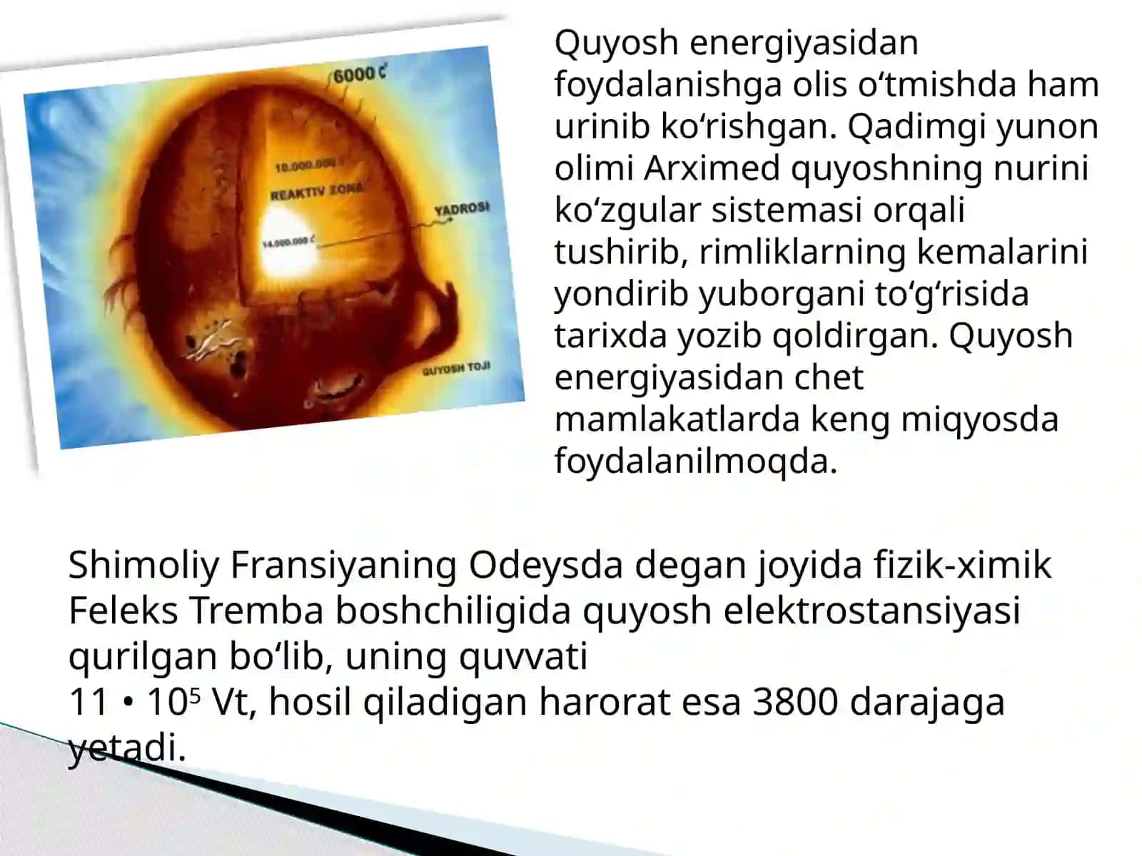 Quyoshenergetikasi taqdimoti 4