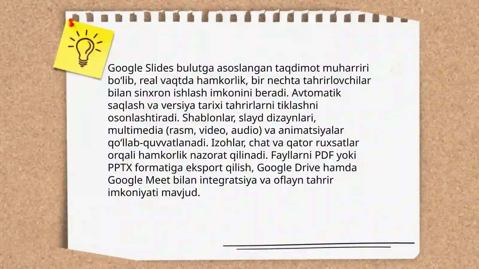 Taqdimot yaratishning zamonaviy vositalari 4