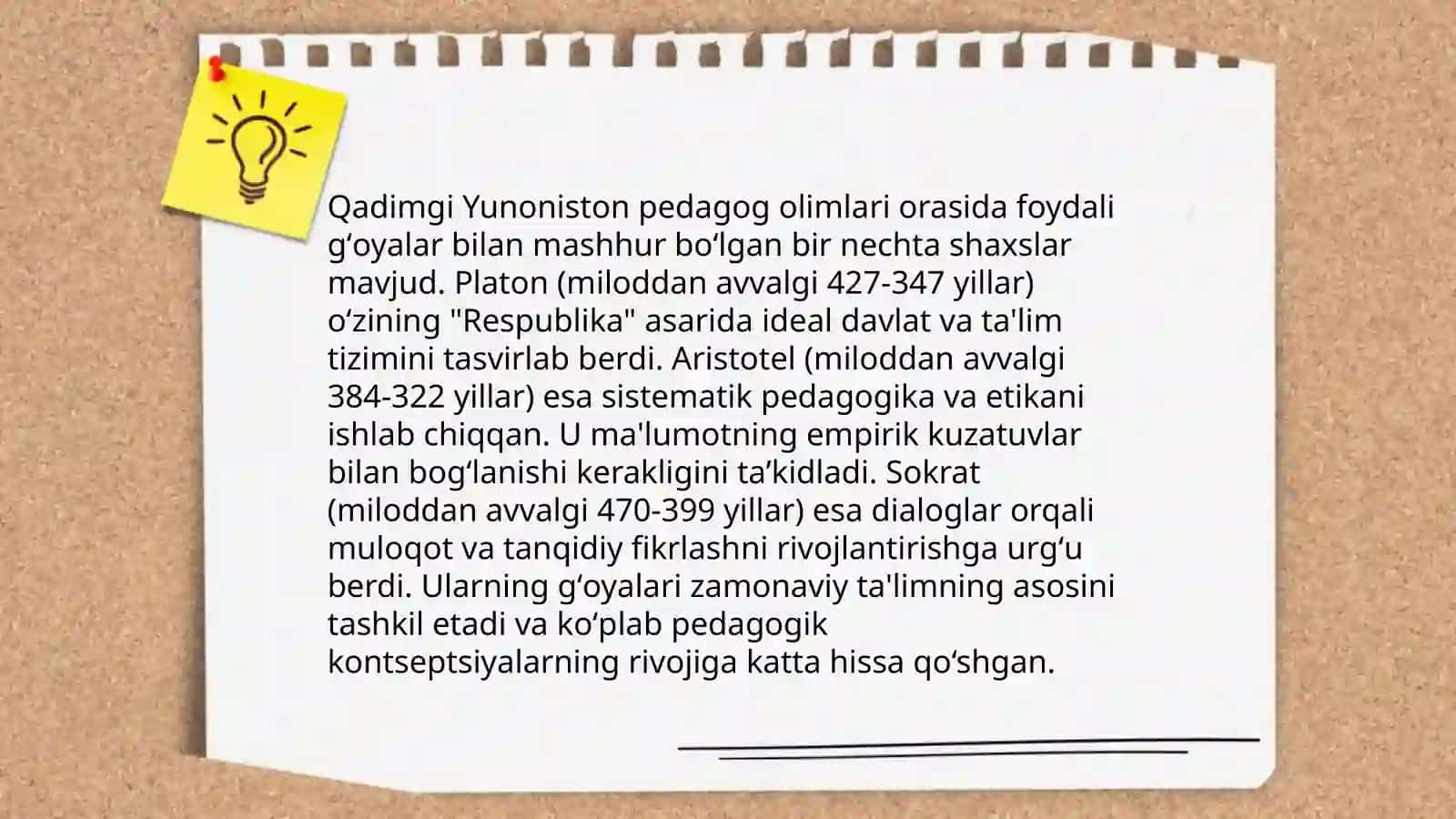 Pedagok olimlar va ularning pedagogik gʻoyalari 4