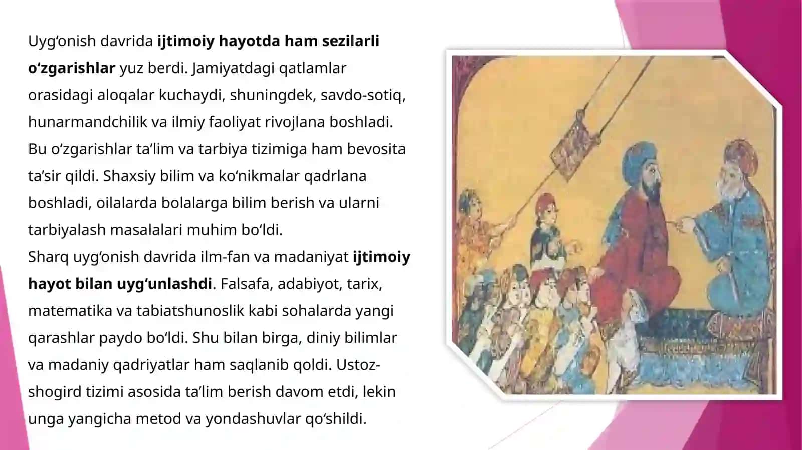 Sharquyg‘onishdavriningta'lim-tarbiyamasalalari 4