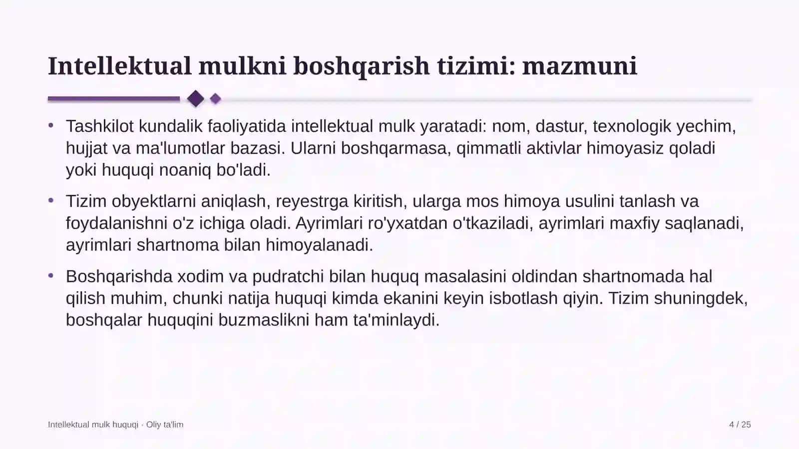 turistik transport xizmatida intellektual mulkni boshqarish tizimi 3225 4