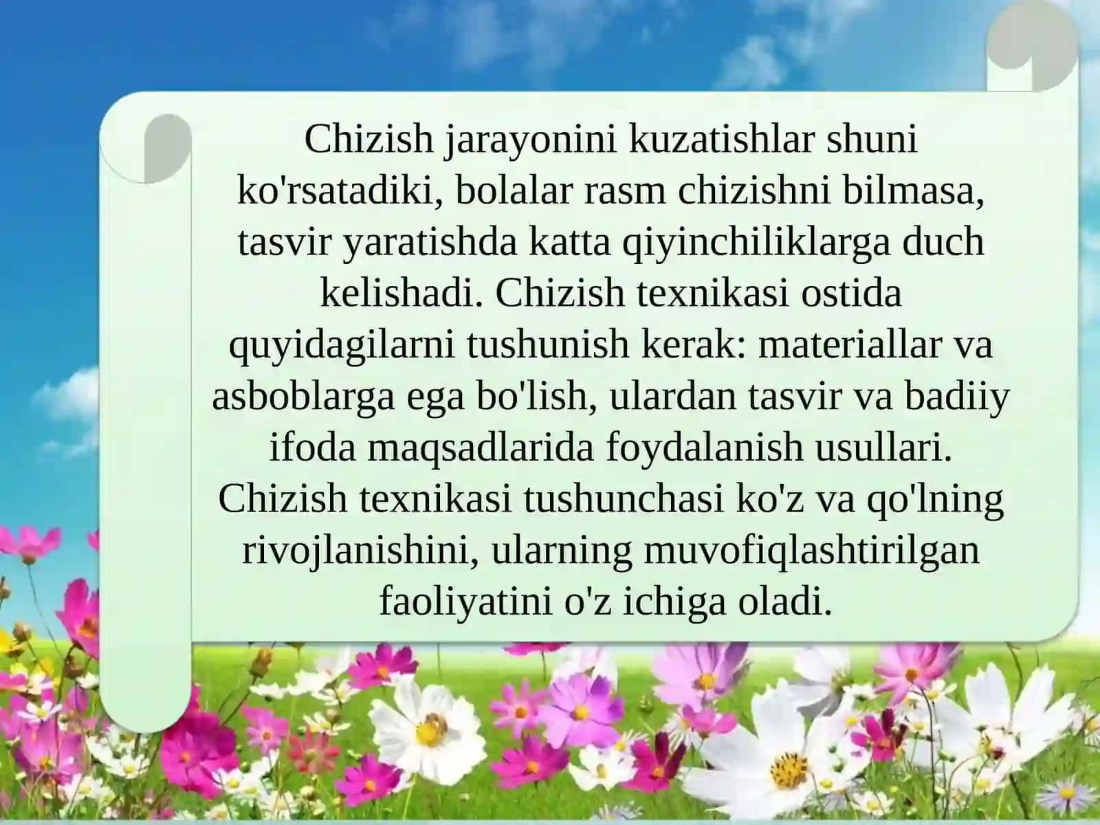 Maktabgacha yoshdagi bolalarni har tomonlama rivojlantirishda tasviriy faoliyatning turlari va uning ahamiyati 4