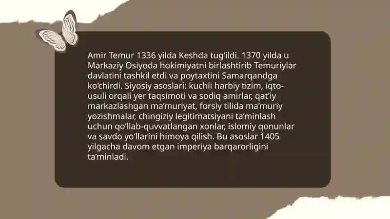 Amir temur davlati va huquqi 4