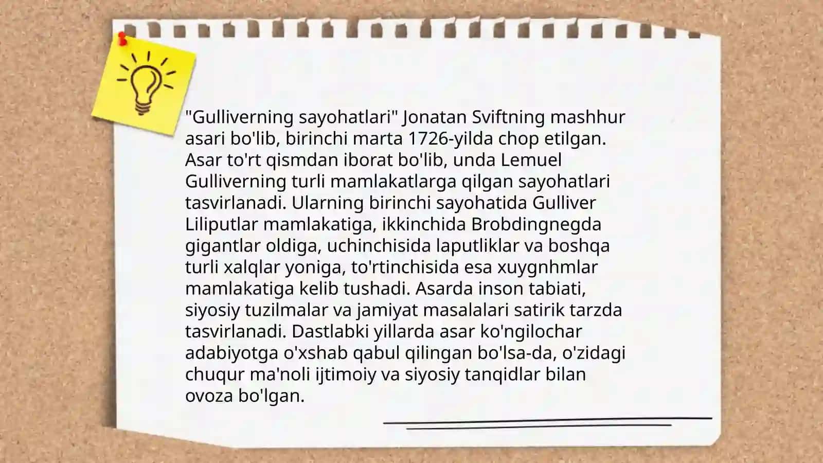 Jonatan Svift fantastikasining realistik negizi 4