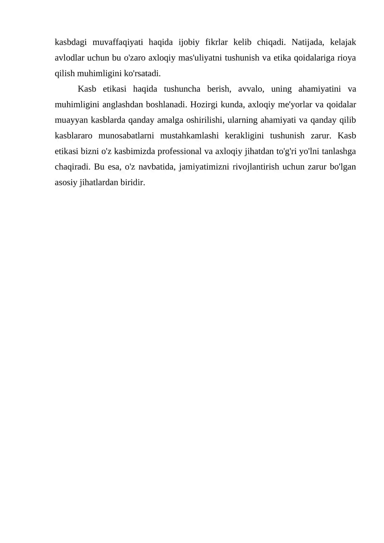 KASB ETIKASI HAQIDA TUSHUNCHA 4