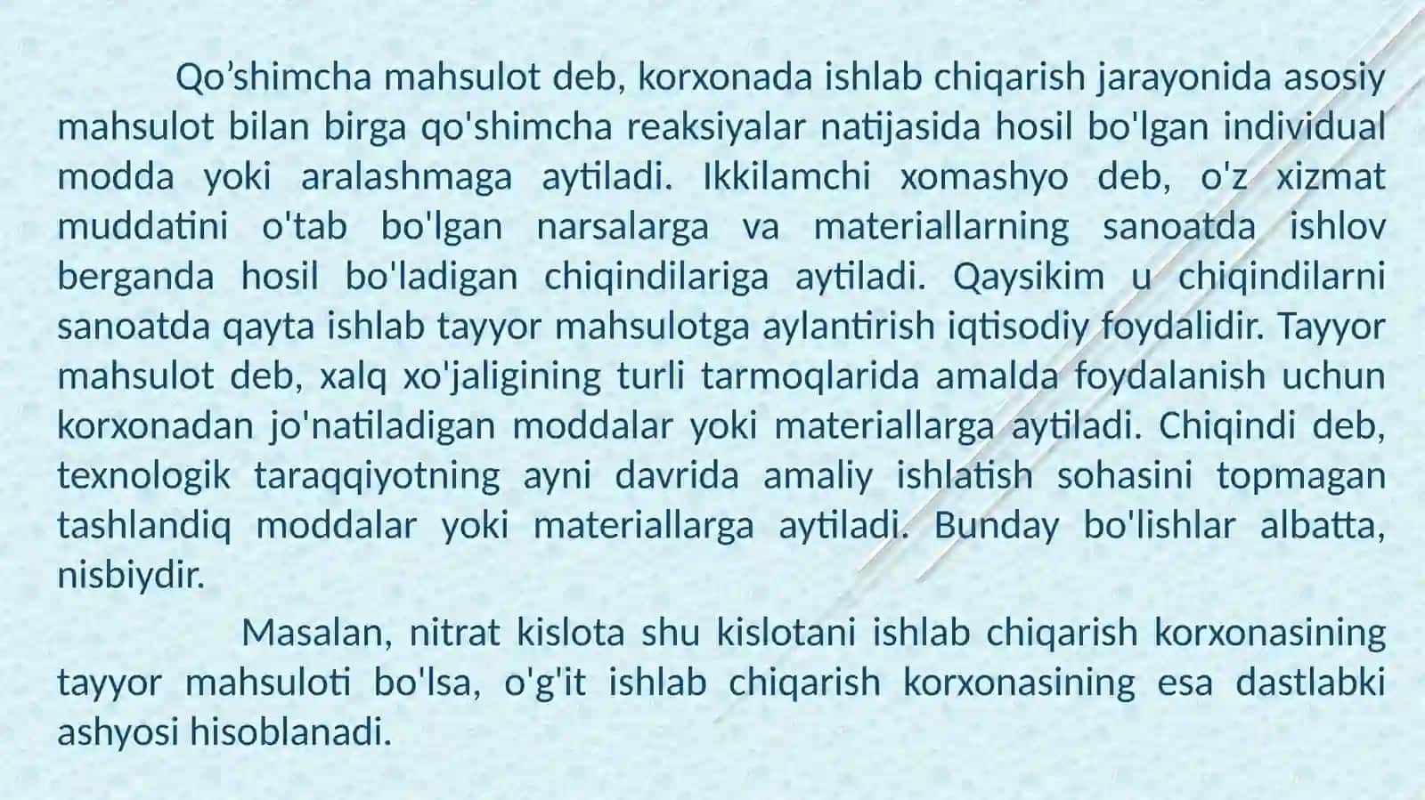Kimyo   sanoatining xomashyosi  va  uni  boyitish usullari 4