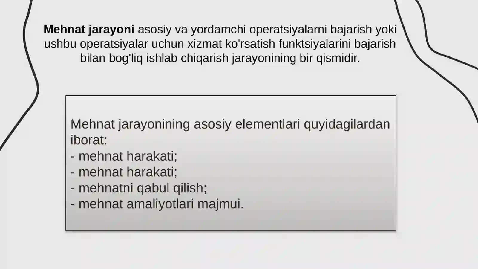 Mehnat jarayoni 4