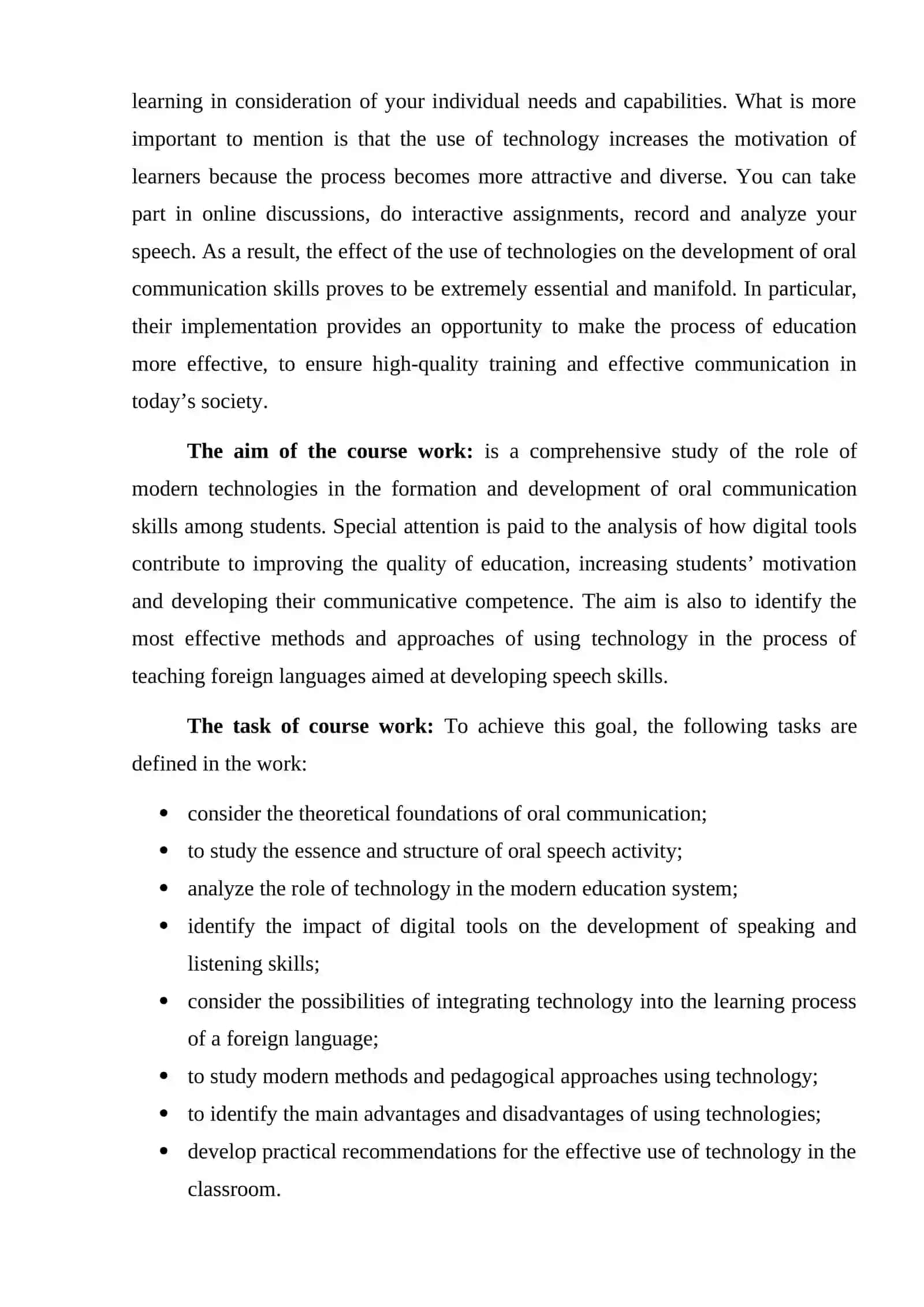 THE INFLUENCE OF TECHNOLOGY ON THE INTEGRATION OF ORAL COMMUNICATION SKILLS 4