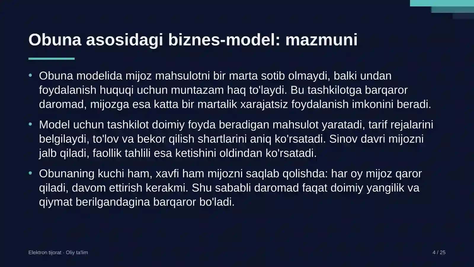 soliq maslahatchilari tashkilotlarida obuna asosidagi biznes model 6614 4