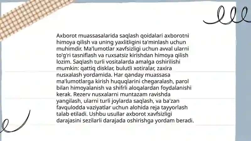 Kutubxona - axborot muassasalari fondlarini joylashtirish qoidalarini o'rganish 4
