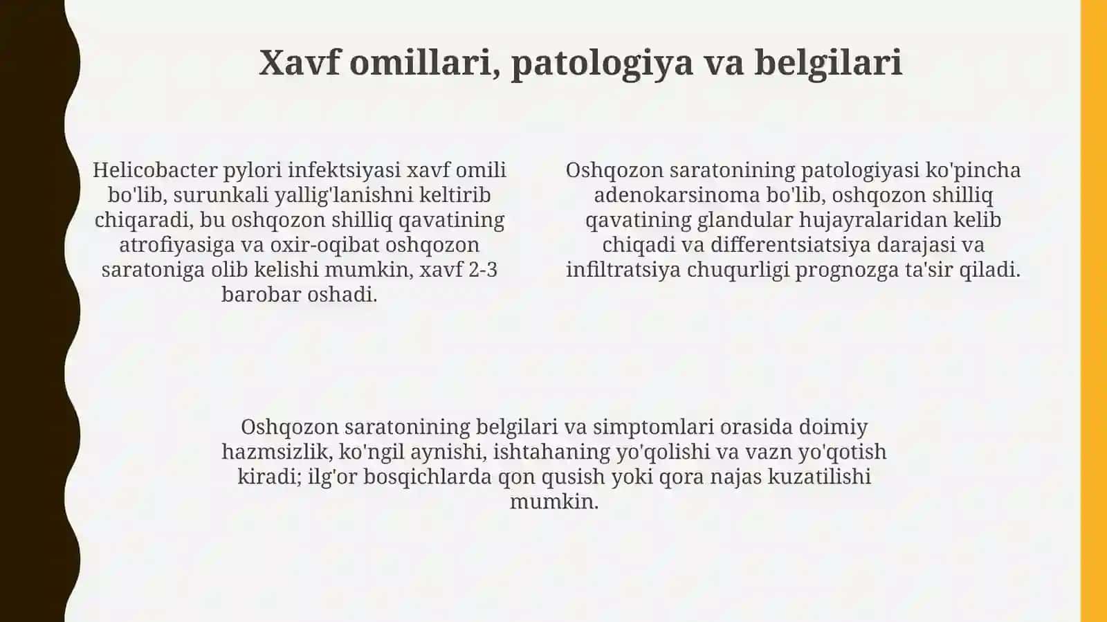 Oshqozon raki: Ta'rif, turlari va epidemiologiyasi 4