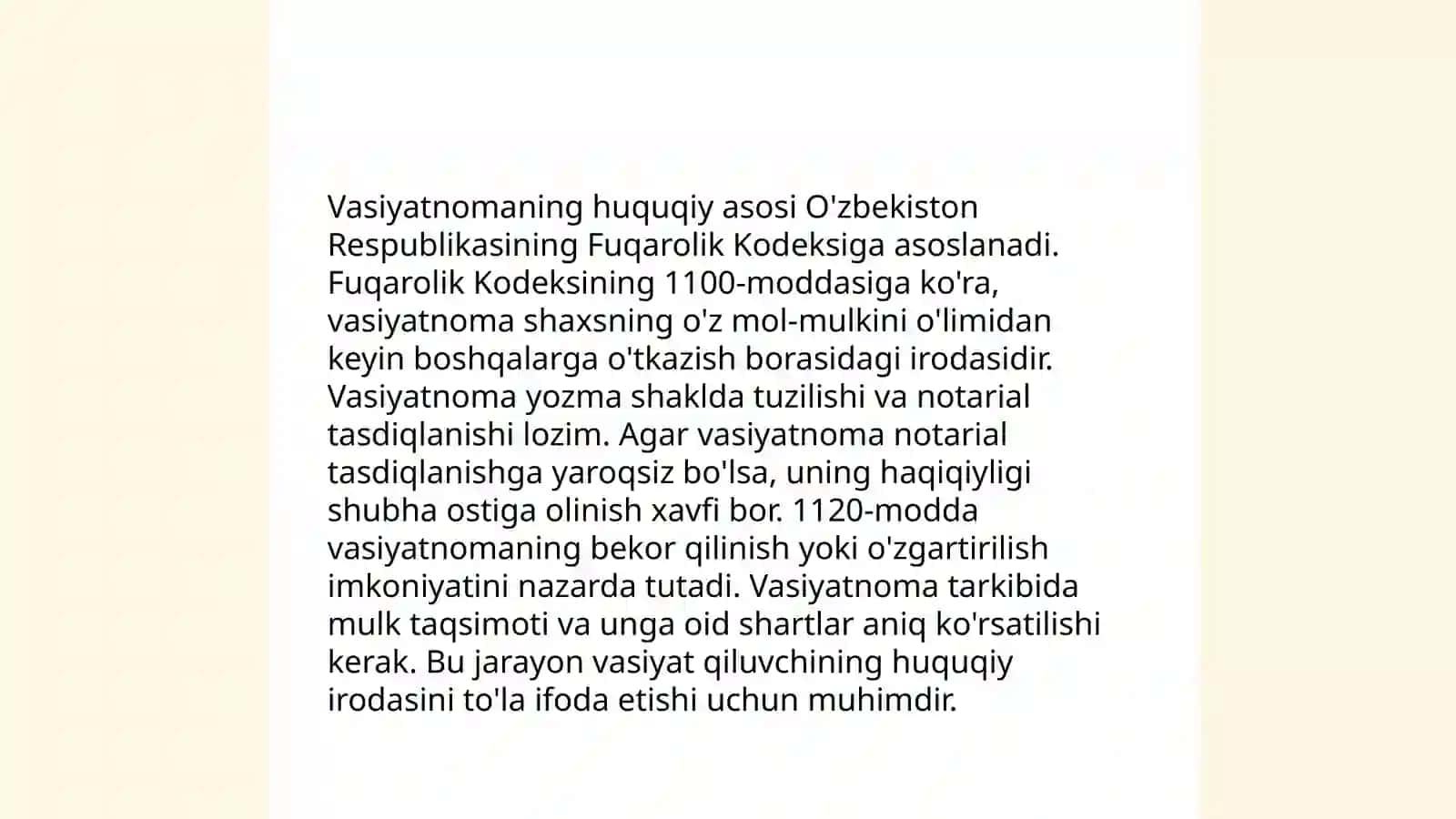 Vasiyatnoma mavzusida slayd 4
