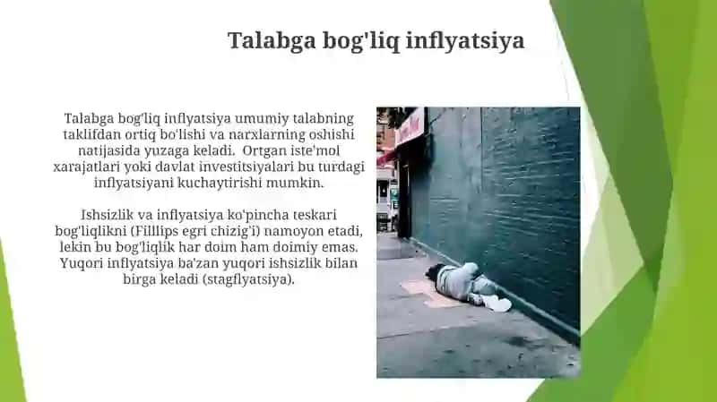 Makroiqtisodiy beqarorlik, ishsizlik va inflatsiya 4