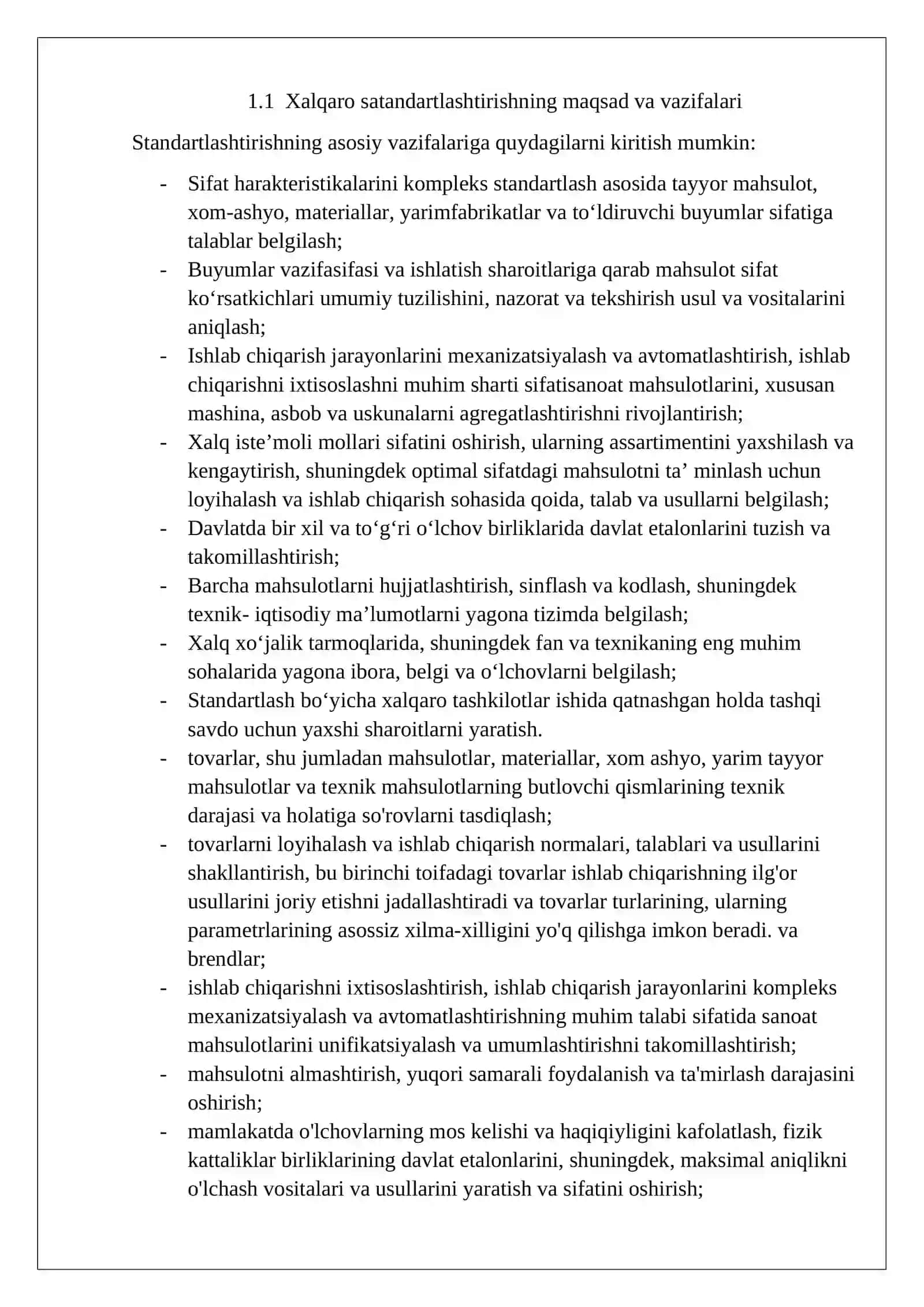 Xalqaro standartlashtirish faoliyati va tashkilotlari 4