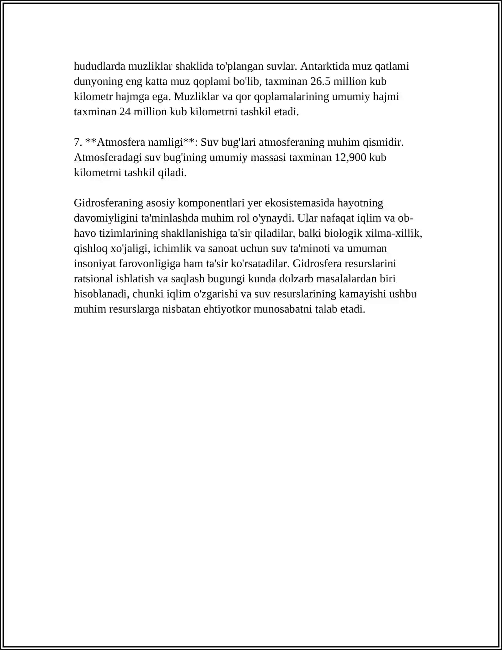 GIDROSFERA EKOLOGIYASI VA SALOMATLIK MUAMMOLARI 4