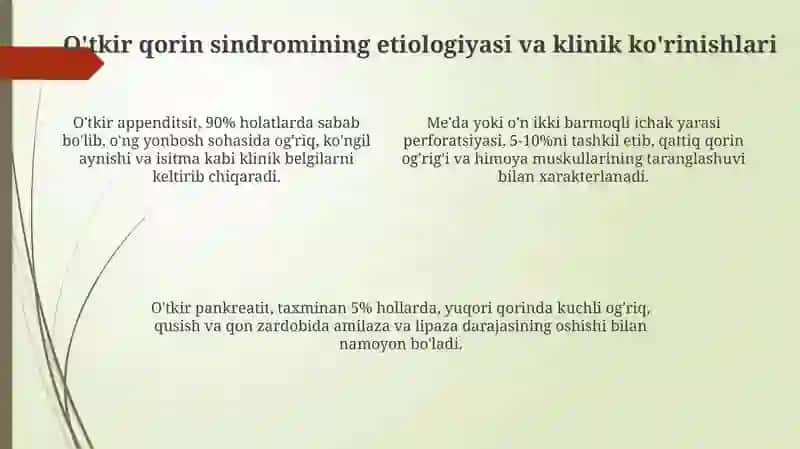 O'tkir qorin sindromining ultratovushtekshiruvi 4