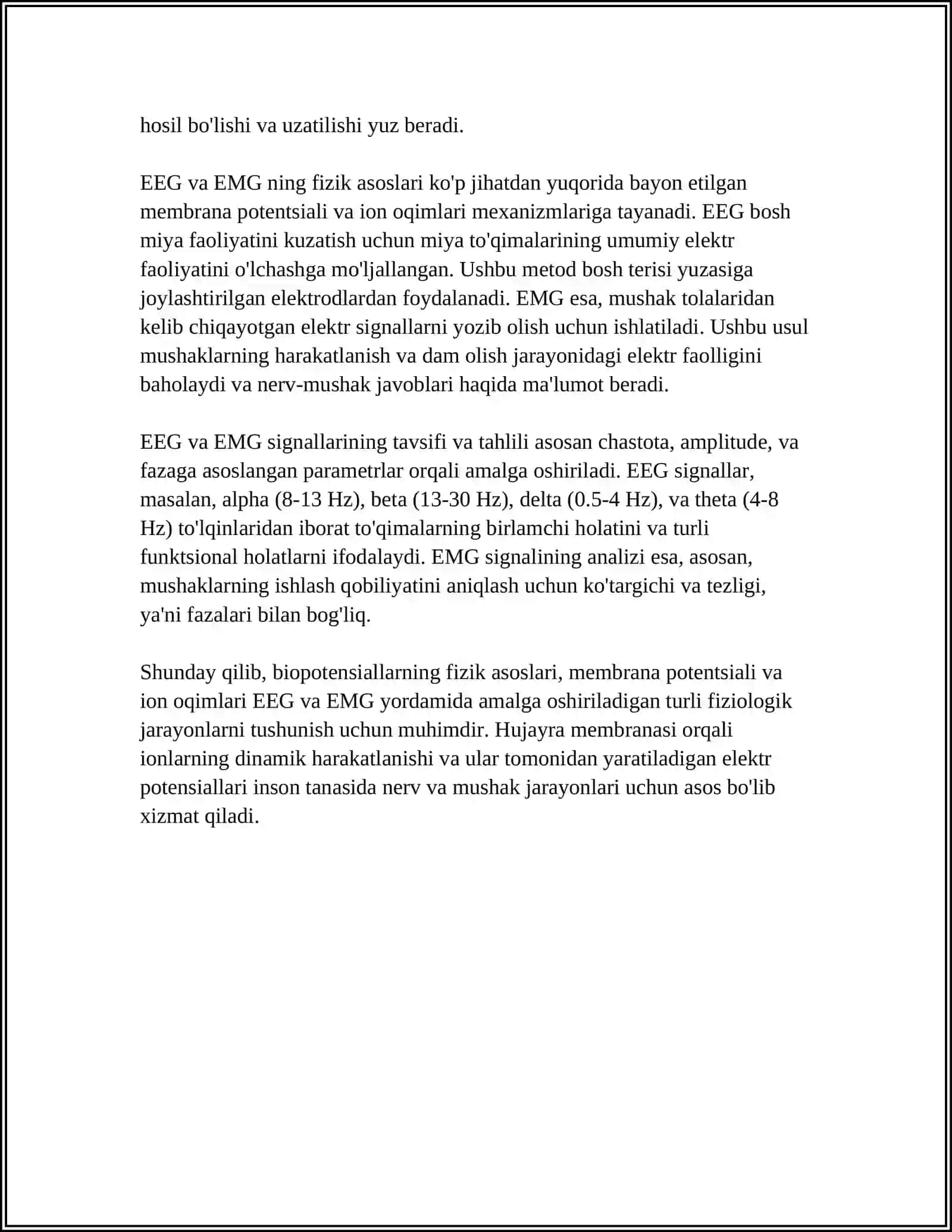 ELEKTROGRAFIYA USULLARINI FIZIK ASOSLARI ( EEG EMG ) 4