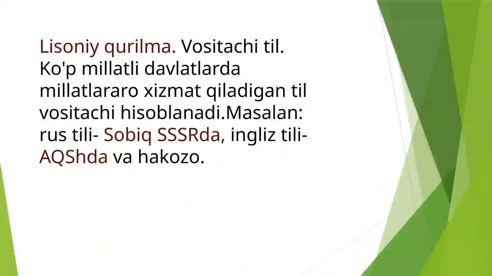 Markaziy Osiyo davlatlaridagi lisoniy vaziyat 4