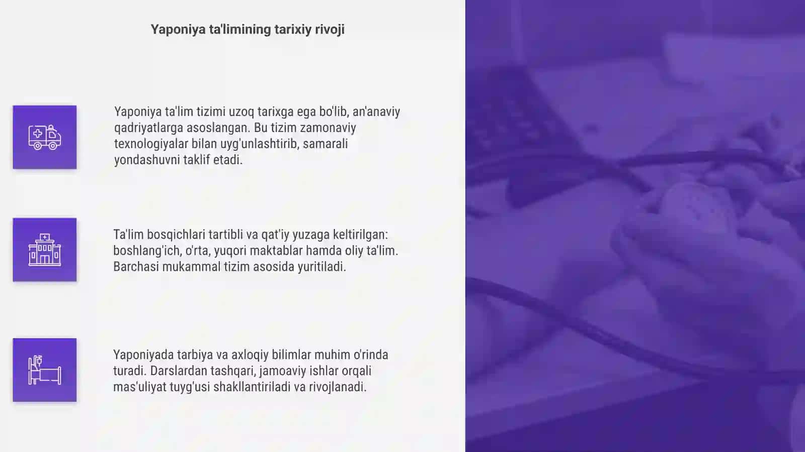 Yaponiya talim tizimi strukturasi va harakterli tomonlari 4