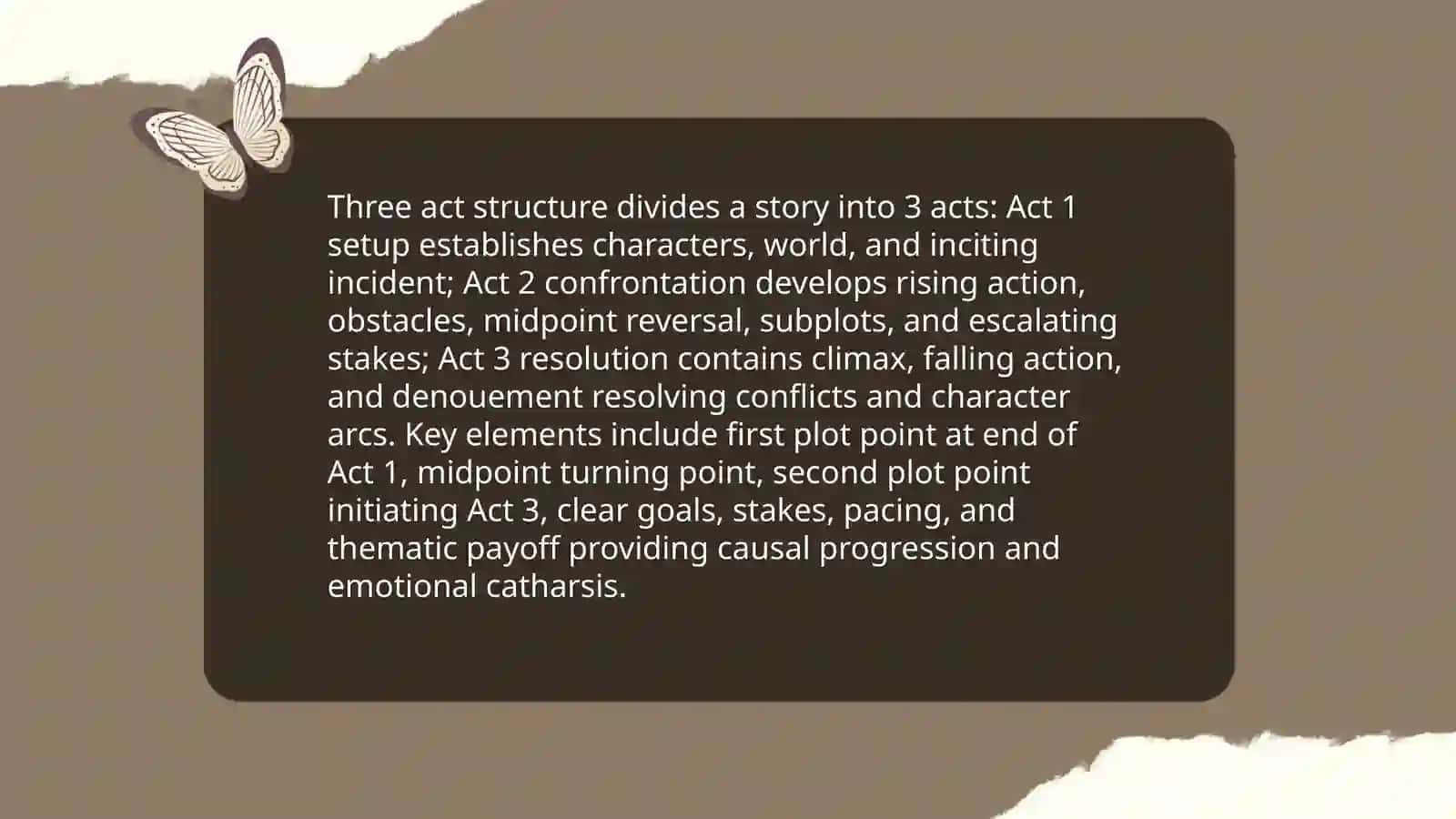 Narrative structure 4