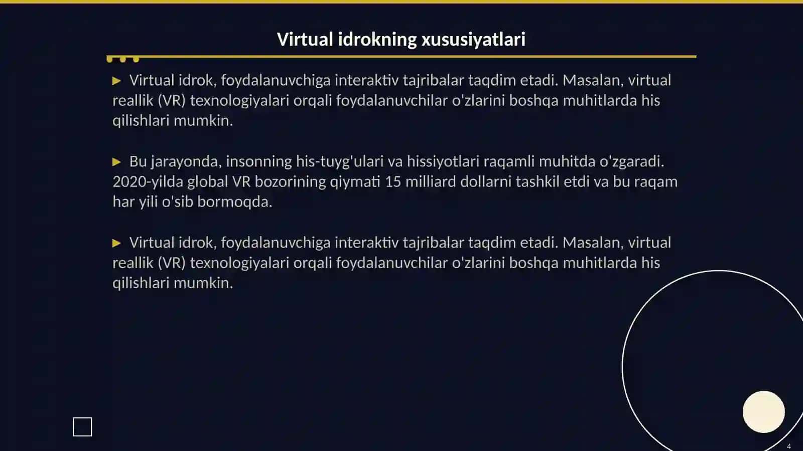 Virtual va vizual estetik idrok 4