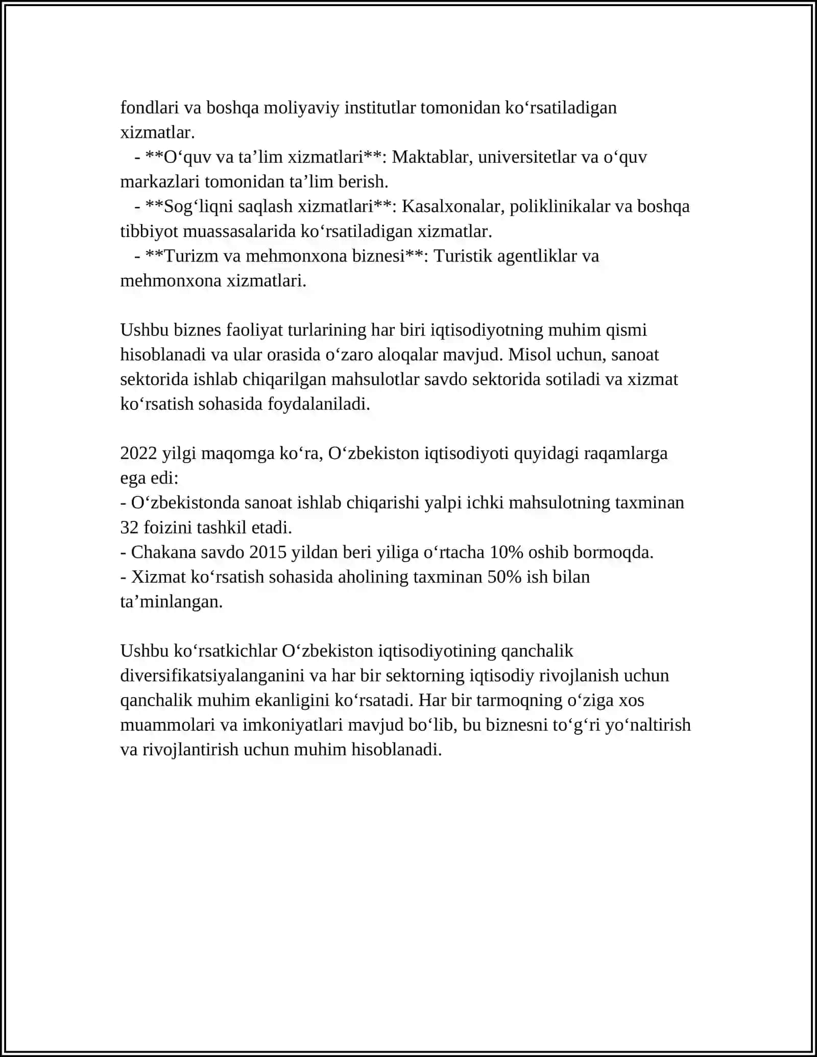 Biznes Faoliyati Turlari 4