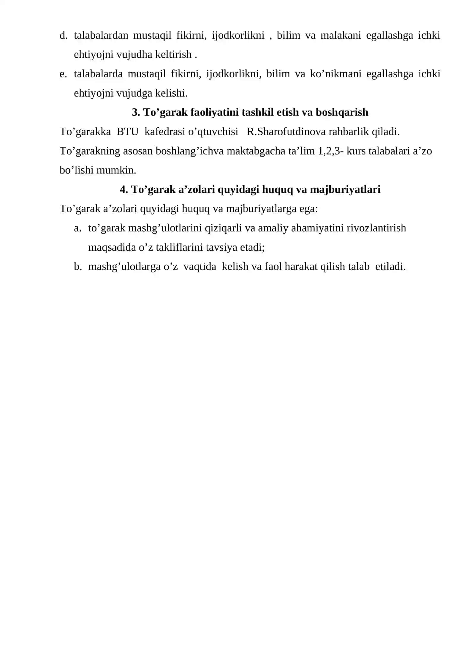Navoyixonlik to’garak hujjatlari yig’ma jildi 4