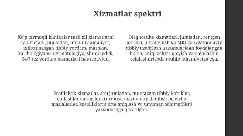 Kub tarmoqli kilinika 4
