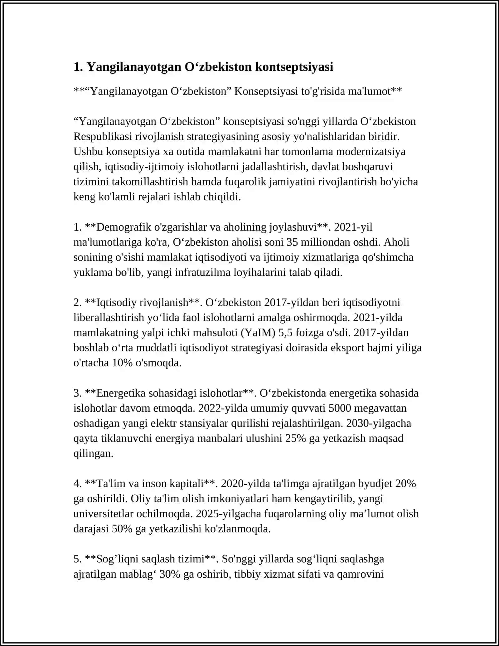 Yangilanayotgan O‘zbekiston: Milliy tiklanishdan- milliy yuksalish sari 4