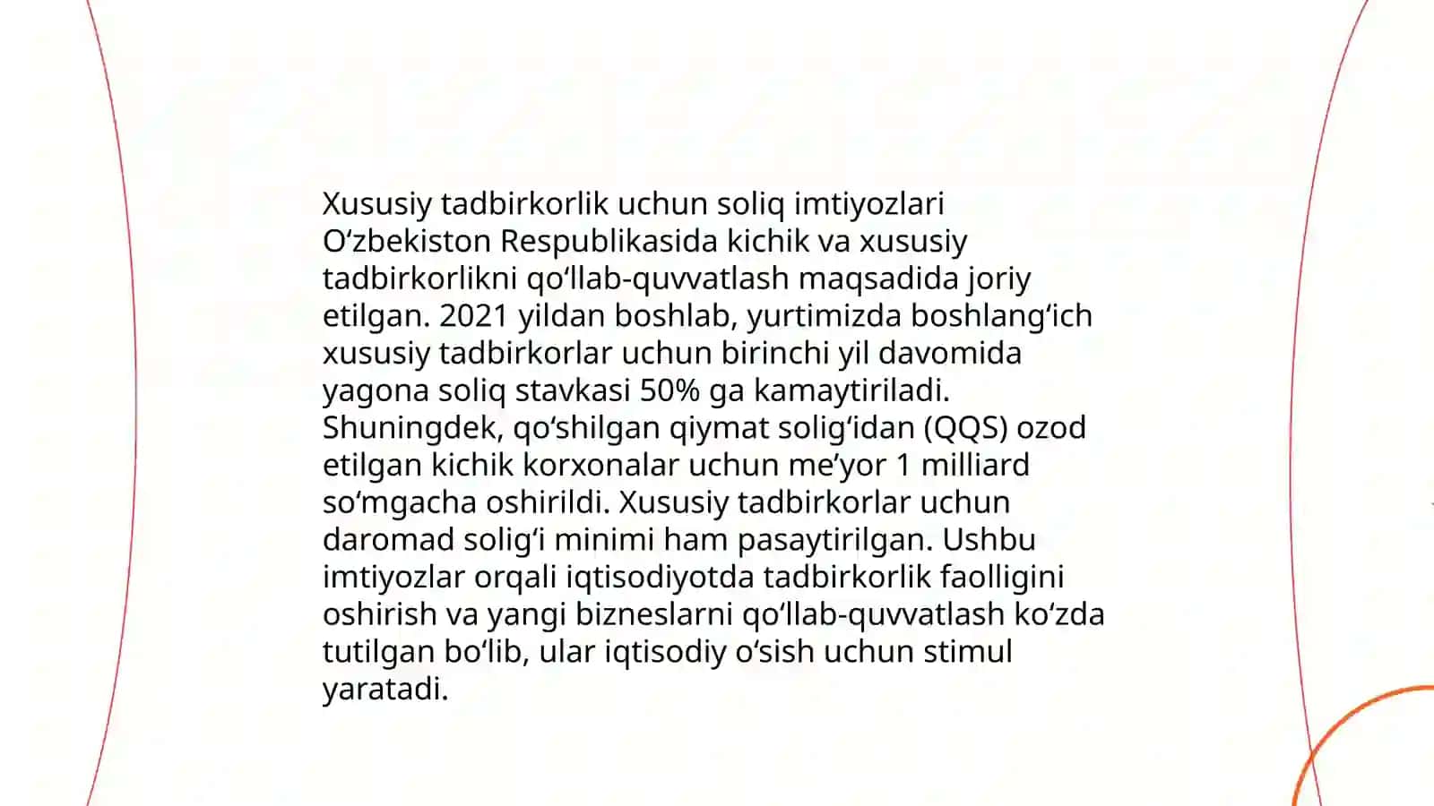 O'zbekistonda kichik biznes va xususiy tadbirkorlikni rivojlantirish masalalari 4