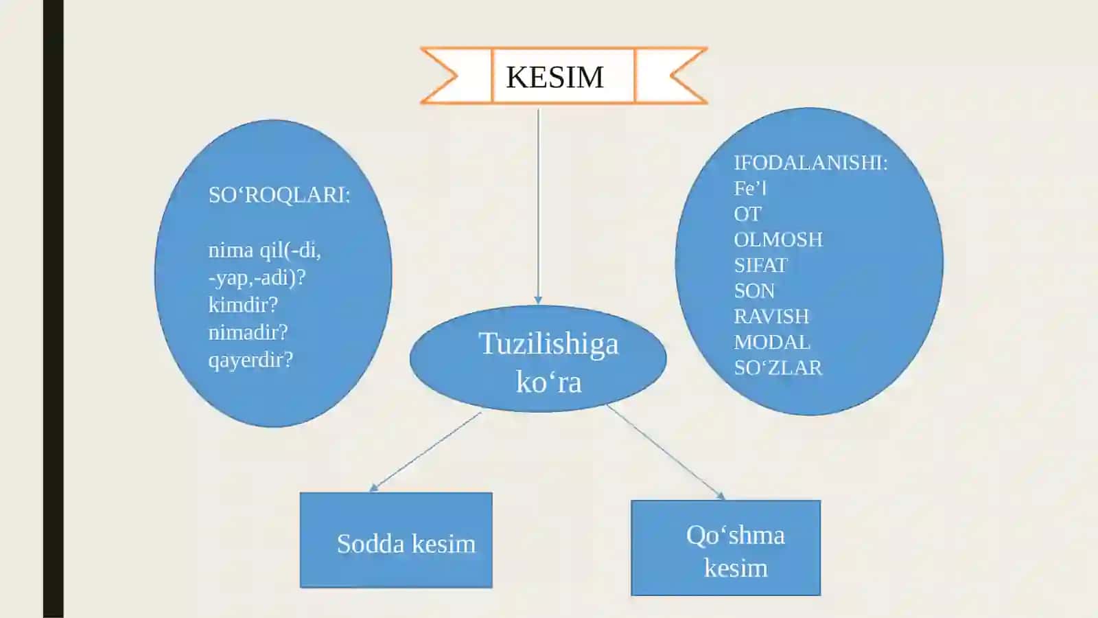Kesim va uning ifodalanishi 4