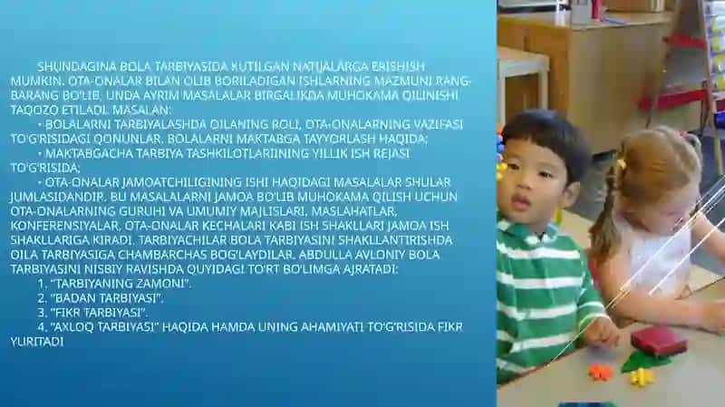Maktabgacha Ta’lim Muassasasining Oila Bilan Hamkorlik Shakllari 4