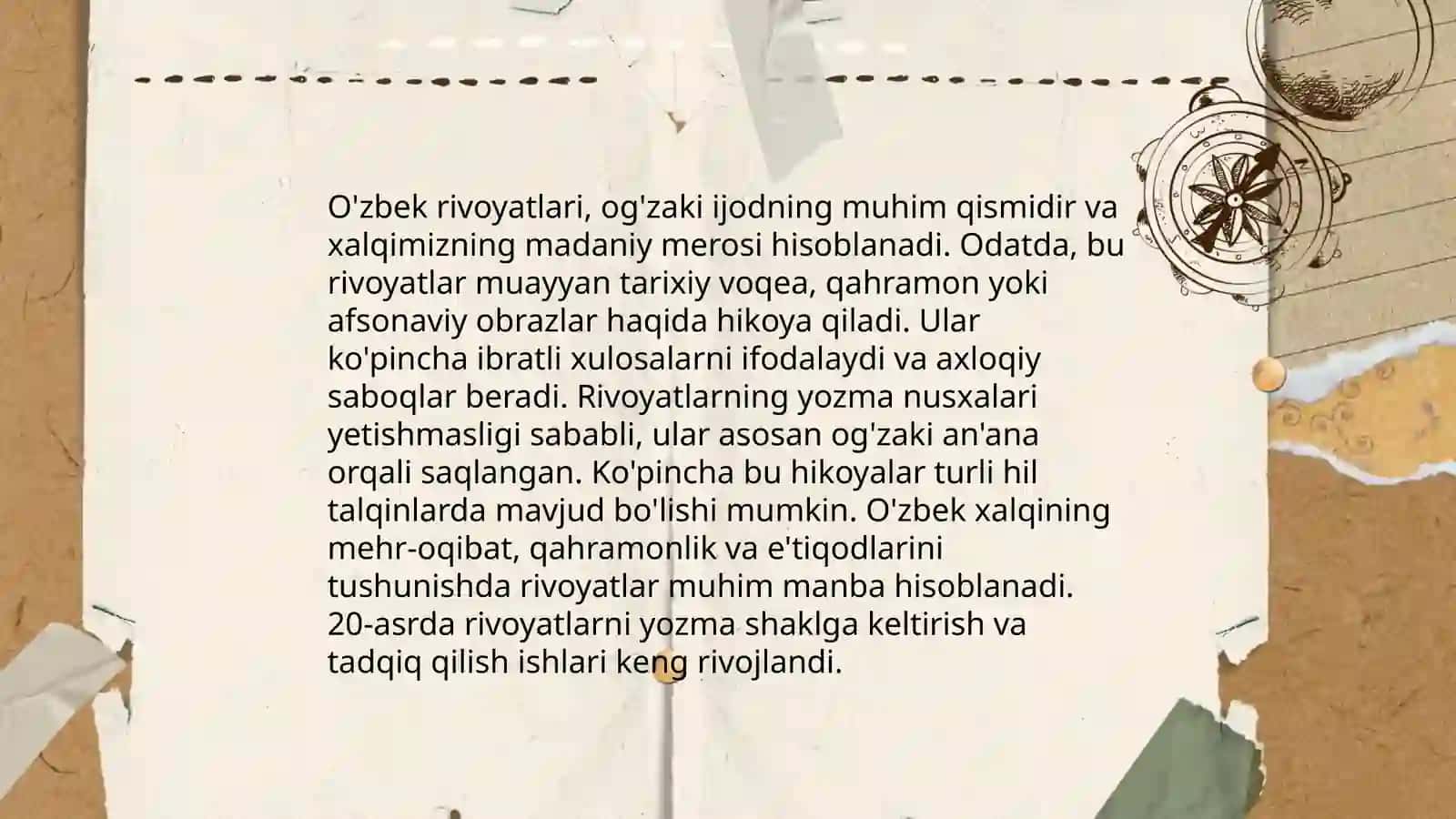 Rivoyatlar va ularning tarixi 4