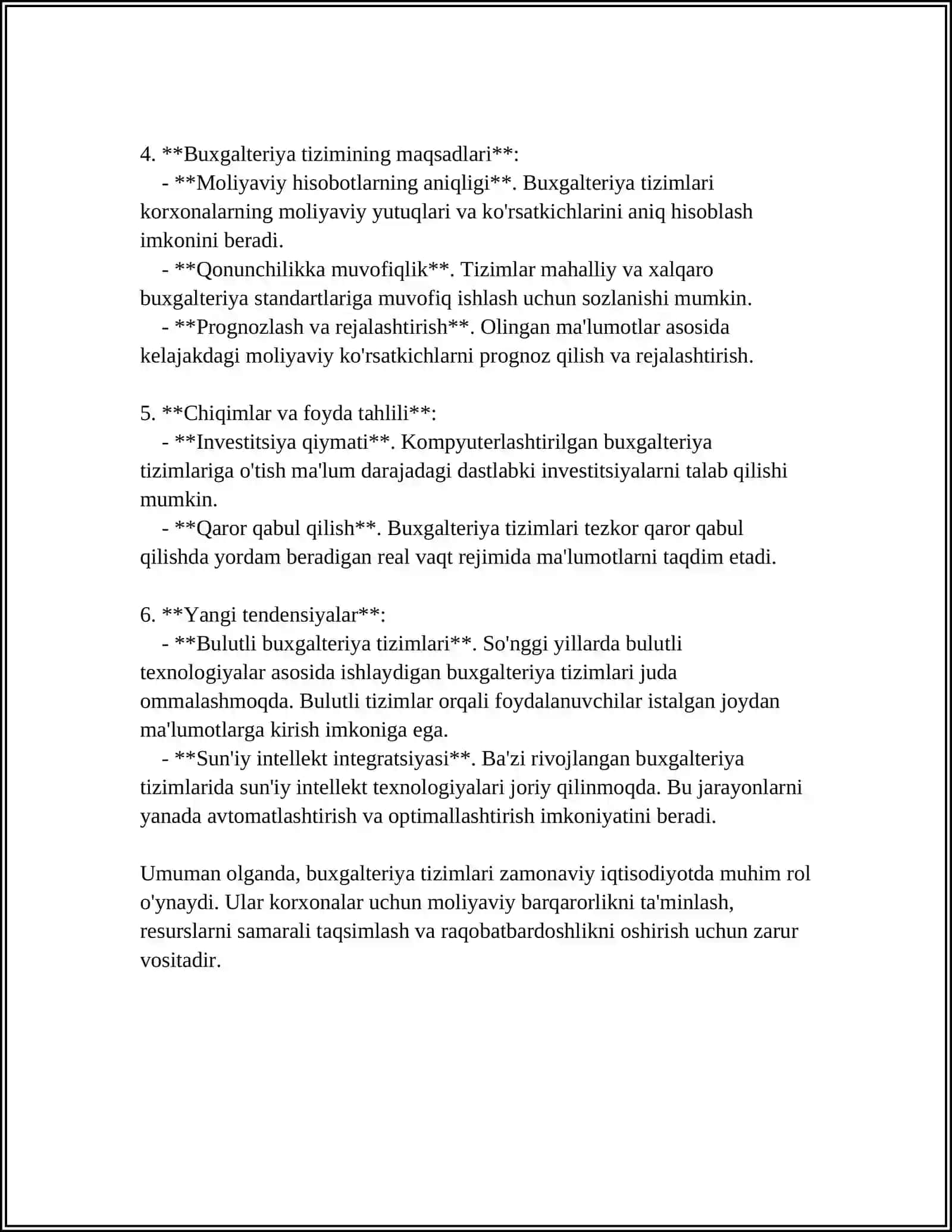 Buxgalteriya tizimlari 4