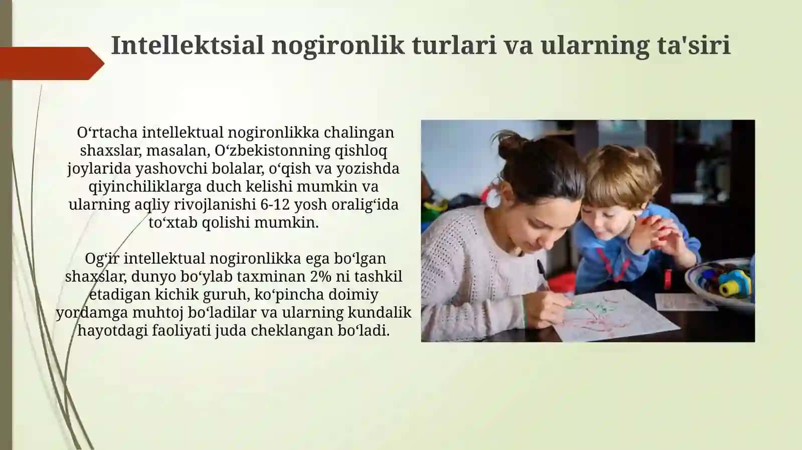 Aqli zaif oʻquvchilarni oʻqitish va ulargatavsifnomatuzish 4
