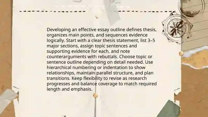 Planning and organizing essays effectively 4