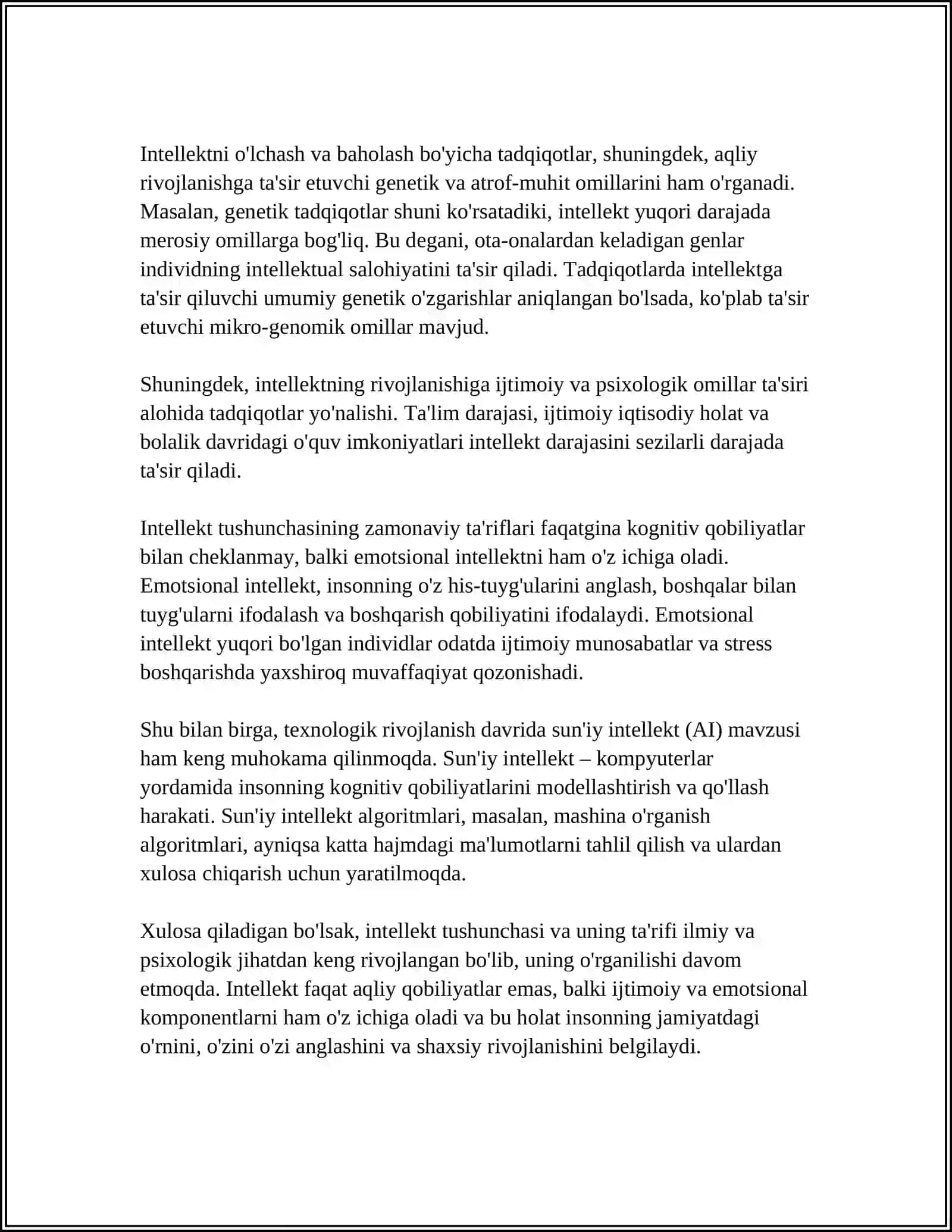 INTELLEKT PSIXOLOGIYASI STRUKTURASI VA ASOSIY TARKIBIY QISMLARI 4