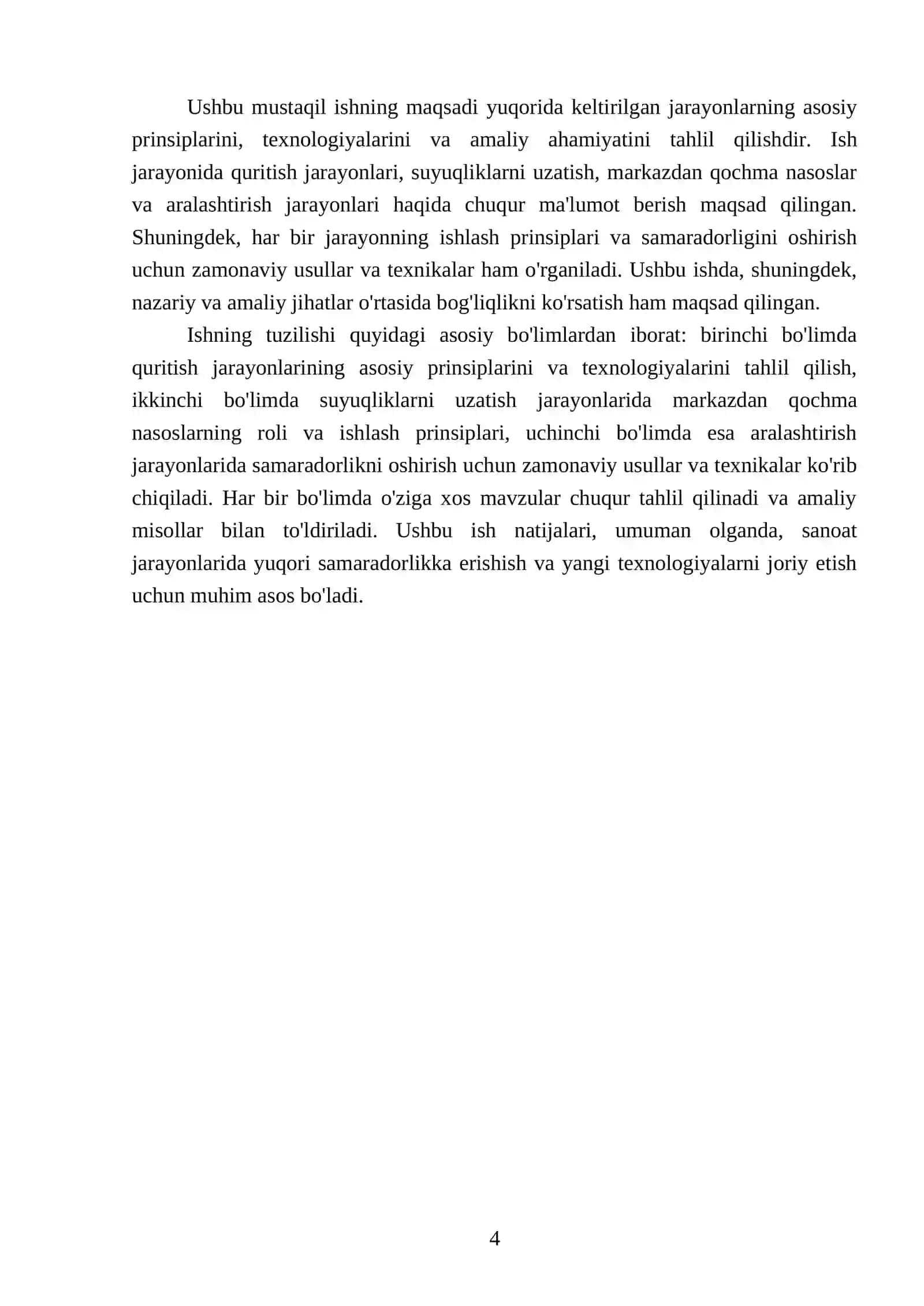 Quritish jarayoni 4